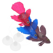 Lot de 3 poissons Betta