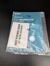 Yamaha Portatone PSR-E203 YPT-200 Owner's Manual, 36 Pages, 2005