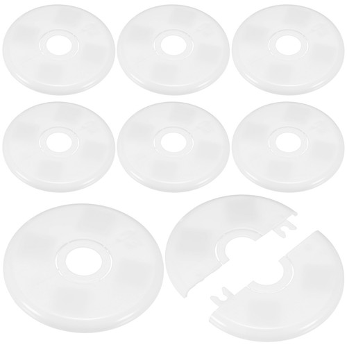 8pcs abs rond flasque - abs,