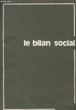 Le bilan social - 1975 - Collection "Etudes" n°12 - Collectif - 1