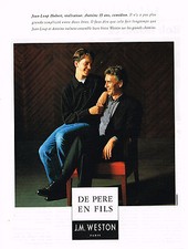 ADVERTISING ADVERTISING 074 1992 J.M WESTON shoes boots