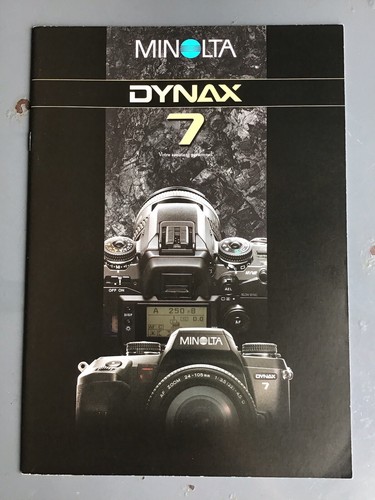 Brochure minolta dynax - 7, tbe