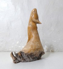 chat en bois d'olivier