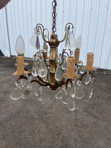 Lustre ancien pampilles - ancien, –