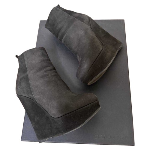 Dsquared2 black nabuk - black,