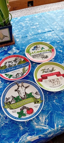 Assiettes fromage en - à,