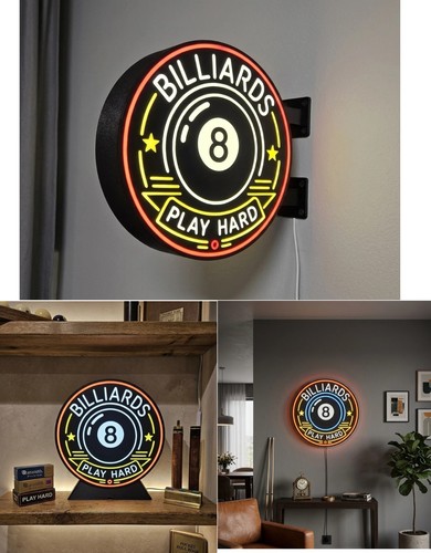 Enseigne billard billiards - enseigne,