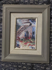 ancien petit tableau huile sur