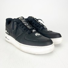 Nike Air Force 1 '07 LV8 Double Air Pack Black Athletic Sneakers Shoes Mens 10