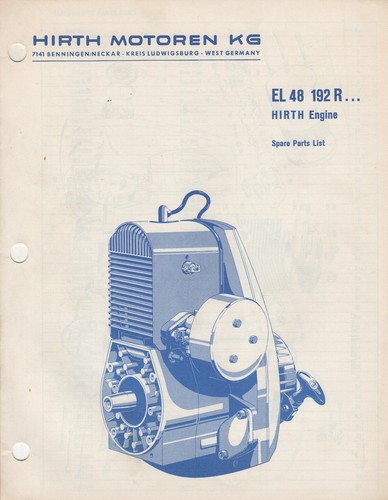 Hirth engines 192 r - engines, el