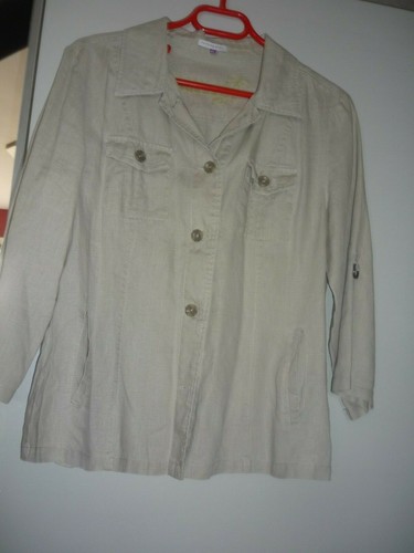 Veste lin façon - en,
