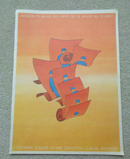 FOLON Avignon Palais Poster