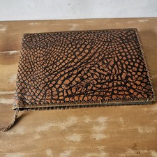 Ancien Album Photos En Cuir / Réf A679