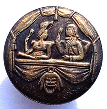 RARE  ANCIEN BOUTON LE THEATRE