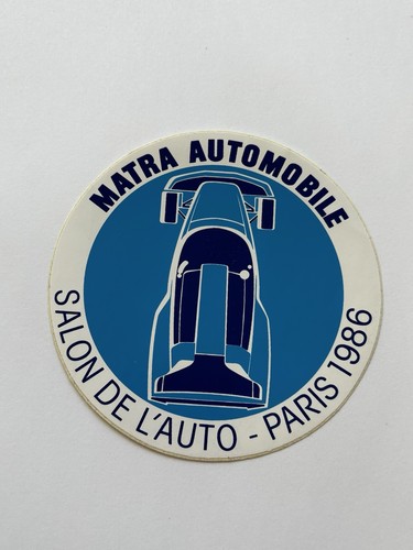 Autocollant vintage matra - autocollant,