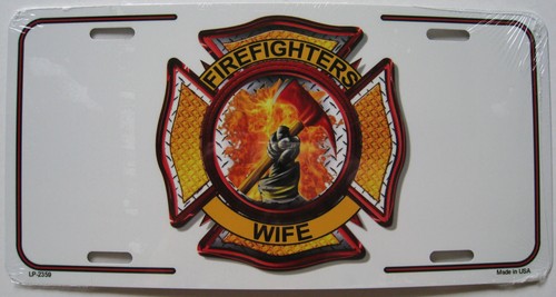 Plaque auto pompiers - plaque,