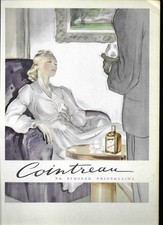 AD ADVERTISING ALCOHOL COINTREAU JEAN ADRIEN MERCIER DOBBS LAVENDER
