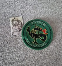 Ecusson / insigne tissu velcro division Salamandre