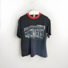 Homme + Femme Men's T-Shirt Body Shop Size Medium Short Sleeve Crew Neck Black