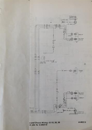 1973 chevy gmc - van, diagramme