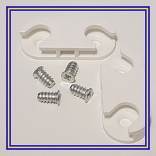 110364 x2, 100347 x4 IKEA HEMNES STALL BISSA Plastic Cabinet Hinges in White