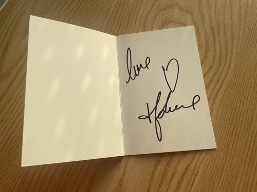 Carte dedicace autograph - dedicace,