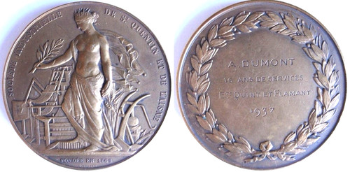 Médaille sté quentin et - quentin,