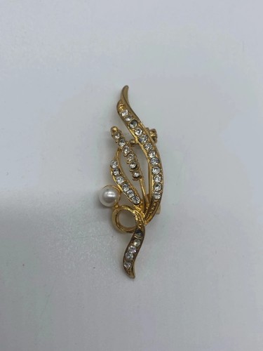 Bc10 broche vintage - broche, strass