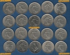 Lot de 20 pièces de 5 Francs