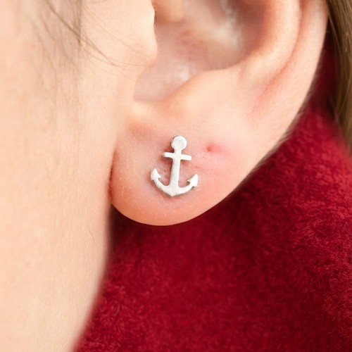 Boucles oreilles ancre - boucles,