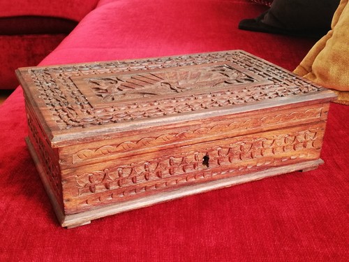 Boite bijoux coffre - bijoux, ancien