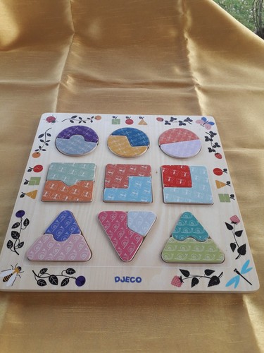 Puzzle bois formes - puzzle,