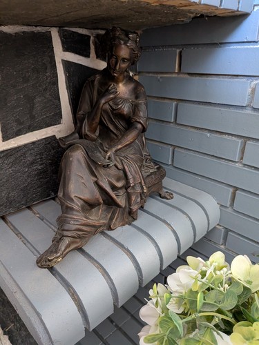 époque napoléon statue femme - statue,