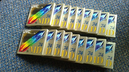 Minidisc jvc crystal gold - minidisc,