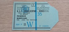 Ticket 1973 RSC Anderlecht vs
