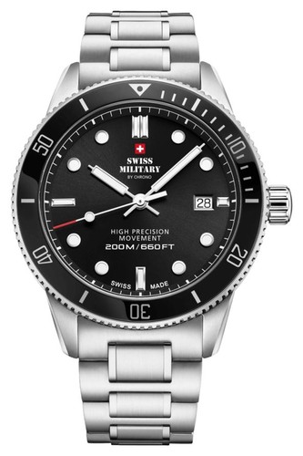 Swiss military chrono - by,