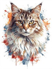 Photo A4 Chat Maine Coon