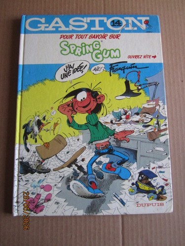 Gaston lagaffe spring gum - 14,