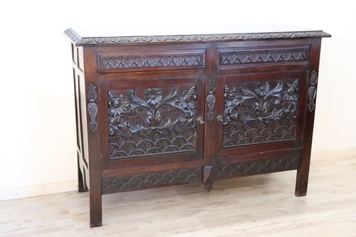 Enfilade hêtre sculpté - hêtre,