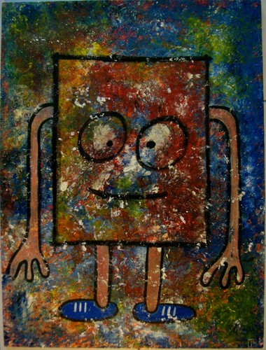Tableau art brut - tableau,