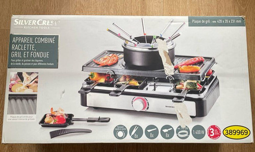 Appareil raclette fondue