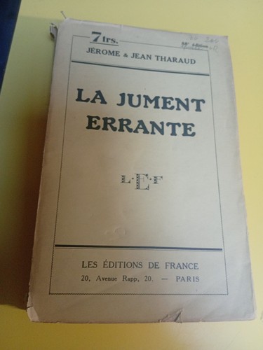 Jument errante 1933 jerome - errante,