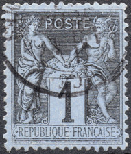 SAGE T.II N° 83c NOIR SUR