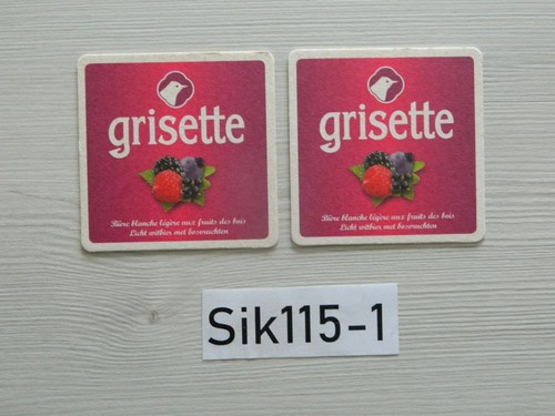 Lot sous bock grisette - 2,