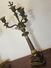 Chandelier Candelabre 55,5 Cm Haut XIX Bronze Era Napoleon III Empire 
