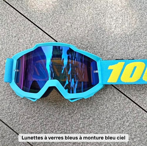 Lunette motocross couleur - ,