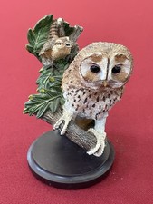 THE COUNTRY BIRD COLLECTION 2003 La chouette hulotte bird figurine