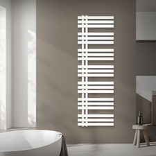 Radiateur de salle de bain blanc 50x160 cm porte sèche serviettes en acier