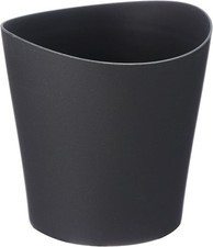 LOT DE 5 POTS FLEURS gris 12,5 cm - Plastique orchidée -plantes aromatiques