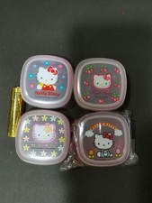 Sanrio Hello Kitty Retro Mini Tupperware Storage Container Set of 4